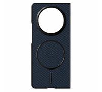 Wigento Custodia magnetica per Honor Magic V6, compatibile con MagSafe, struttura in carbonio, resistente agli urti, con protezione per fotocamera (blu)