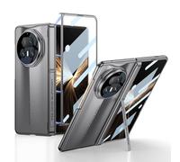 Wigento Custodia magnetica ultra sottile per Honor Magic V5 con vetro protettivo integrato, grigio