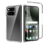 Wigento Custodia per Google Pixel 11 Pro Fold, acrilico TPU, trasparente | Protezione della fotocamera, bordi rialzati, aspetto chiaro, protezione posteriore e bordi, ritagli precisi
