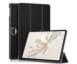 Wigento Custodia per Honor Pad 9 12,1 pollici, 3folt Wake Up, con funzione di supporto, colore: Nero