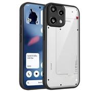 Wigento Custodia per Nothing Phone 3a Lite, in plastica e silicone TPU, morbida al tatto, ibrida