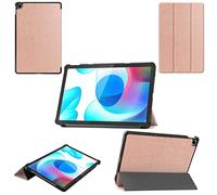 Wigento Custodia per Oppo Realme Pad 10.4 3folt Wake Up Smart Stand Cover Cover Oro Rosa Tablet Custodia Custodia Custodia Case
