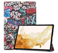 Wigento Custodia per Samsung Galaxy Tab S9+ Plus e FE 3folt Wake Up, motivo 1 nuovo