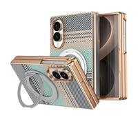 Wigento Custodia per Samsung Galaxy Z Fold8 5G, anello magnetico H9, vetro