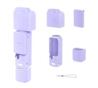 Wigento Custodia protettiva antiurto in silicone per fotocamera DJI Osmo Pocket 4, colore viola