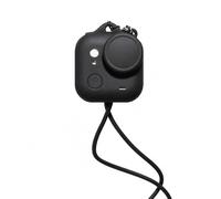 Wigento Custodia protettiva in silicone con copriobiettivo per Insta360 GO Ultra Cordino