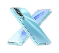 Wigento Custodia protettiva in silicone TPU trasparente per Honor 90 Lite