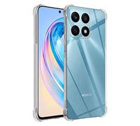 Wigento Custodia protettiva in silicone TPU trasparente per Honor X8a Shock
