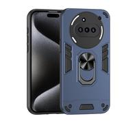 Wigento Custodia protettiva per cellulare Nothing Phone 3a, con magnete e anello in metallo, colore blu