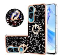 Wigento Custodia protettiva per Honor 90 Lite, motivo serie + anello TPU + PC
