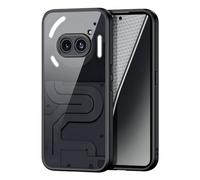 Wigento Custodia protettiva per Nothing Phone 2a Aimo Series TPU/PC Frosted Feel Nero