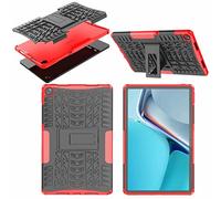Wigento Custodia protettiva per Oppo Realme Pad 10.4 ibrida per esterni, colore: rosso