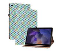 Wigento Custodia protettiva per Oppo Realme Pad 10.4, motivo arcobaleno, in similpelle, per tablet