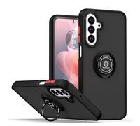 Wigento Custodia protettiva per Samsung Galaxy A17 5G / 4G serie Q Shadow, in TPU e policarbonato, nero/rosso