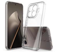 Wigento Custodia protettiva per Xiaomi 15T Pro 5G, in silicone TPU, sottile, flessibile, trasparente