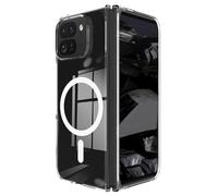 Wigento Custodia protettiva trasparente per Google Pixel 10 Pro Fold, in plastica MagSafe