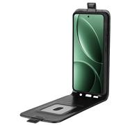 Wigento Custodia protettiva verticale per Xiaomi Poco F7 Pro, in ecopelle, colore nero