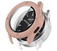 Wigento Custodia Smart Watch in plastica per Xiaomi Watch S3 + cover in vetro protettivo H9 rosa