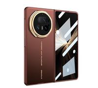 Wigento Custodia ultra sottile per Honor Magic V5 con vetro protettivo integrato, rosso