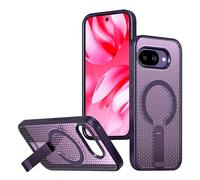 Wigento MagSafe - Custodia magnetica per Google Pixel 10a, cover refrigerante, a nido d'ape, viola