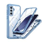 WIGENTO Magsafe Handyhülle Cover MagSafe per Samsung Galaxy A37 5G/Galaxy A57, Blu
