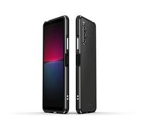 Wigento Middle Frame Bezel Plate - Cornice centrale per Sony Xperia 10 IV, colore nero/argento