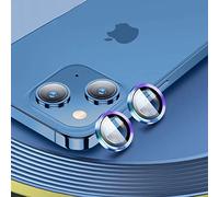 Wigento Pellicola in vetro temperato per Apple iPhone 14 Plus, accessorio per carro armato, vetro arcobaleno