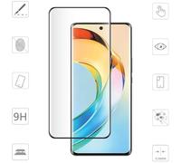 Wigento Per Honor Magic 6 Lite 1 X 4D Curved Display Full LCD H9 vetro duro nero pellicola protettiva in vetro temperato