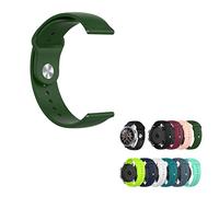 Wigento Per Honor Magic Watch 2 46 mm, cinturino di ricambio in plastica/silicone, colore: verde navy