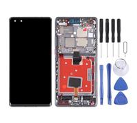 Wigento Per Huawei Mate 40 Pro Display Full LCD con cornice Unità Touch di ricambio Nero