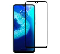 Wigento Per Motorola Moto G8 Power Lite Display LCD Premium 2X 3D 0,3 mm H9 vetro temperato curvo per la protezione degli angoli pellicola nera