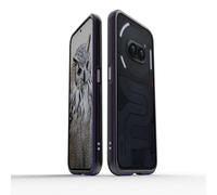 Wigento Per Nothing Phone 2a Aurora Series - Custodia protettiva in metallo, colore: Nero/Viola