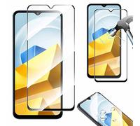 Wigento Per Xiaomi Poco M5 2X 3D Display Full LCD H9 Vetro rigido Nero Pellicola Protettiva Vetro