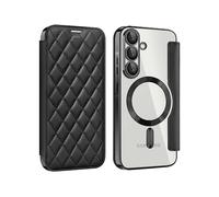 WIGENTO protettiva, Plastica, Silicone e Ecopelle Cover MagSafe per Samsung Galaxy A37 5G Galaxy A37 5G Galaxy A57 Galaxy A57, Nero