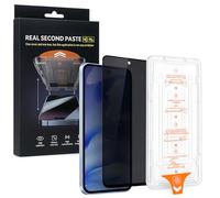 Wigento SnapFit Privacy - Vetro protettivo per Google Pixel 9a con guida all'installazione 3D Premium Display H9