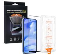 Wigento SnapFit - Vetro protettivo per Google Pixel 9a, con aiuto per l'installazione 3D Premium Display H9