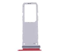 Wigento Supporto per carte SIM per Samsung Galaxy Note 10 Rosso Card Vassoio di ricambio