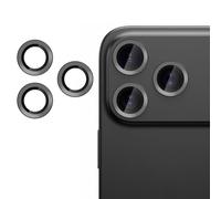 Wigento Vetro protettivo per fotocamera 9H per Apple iPhone 17 Pro Max, sottile, anti-impronte, nero