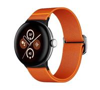 Wigento xDfind, cinturino in nylon elastico per Google Pixel Watch 4/3/2/1, 41 mm, di alta qualità, Eine Grösse, Nylon, Non pietra preziosa