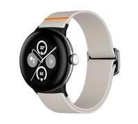 Wigento xDfind, cinturino in nylon elastico per Google Pixel Watch 4/3/2/1, 41 mm, di alta qualità, Eine Grösse, Nylon, Non pietra preziosa