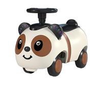 Wiggle - Auto oscillante a basso rumore, con vano portaoggetti sotto il sedile, per bambini, giocattolo per feste in età prescolare (marrone)