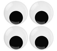 Wiggle Eyes, 4 pezzi, grandi occhi autoadesivi giganti (76 mm)