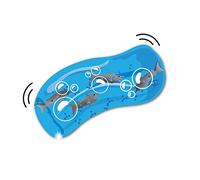 Wiggly Jiggly - Squali di Deluxebase. Grande giocattolo morbido a forma di serpente d'acqua con figure di squali. Ottimo giocattolo sensoriale antistress per autismo e ADHD