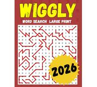 Wiggly Word Search Large Print 2026: Zig Zag Word Search