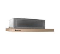 Wiggo WE-E632ER(C) Cappa aspirante a schermo piatto - Crema - 60 cm