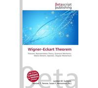 Wigner-Eckart Theorem: Theorem, Representation Theory, Quantum Mechanics, Matrix Element, Operator, Angular Momentum