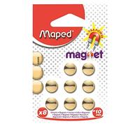 WIGO - Magneti Dorati Pz 8 Diam Mm 10, 8 Pezzi