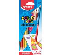 WIGO - Pastelli Triangolari Color' Peps Duo X12