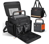 Wigojoy Borsa portatile per stazione compatibile con Jackery Explorer 2000 v2, con abbondanza di spazio per accessori, fondo impermeabile e antiscivolo e tessuto di nylon resistente all'abrasione