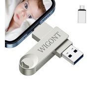 WIGONT Chiavetta USB 256 GB, Unità Flash USB lPhone Pendrive per Salvare più Foto e Video, Chiavetta per lphone Compatibile con i0S/Pad/Android/PC.
